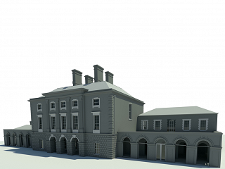 3D Revit Model - The Hunt Museum, Limerick