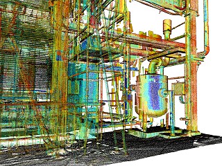3D Laser Scan of plant room
